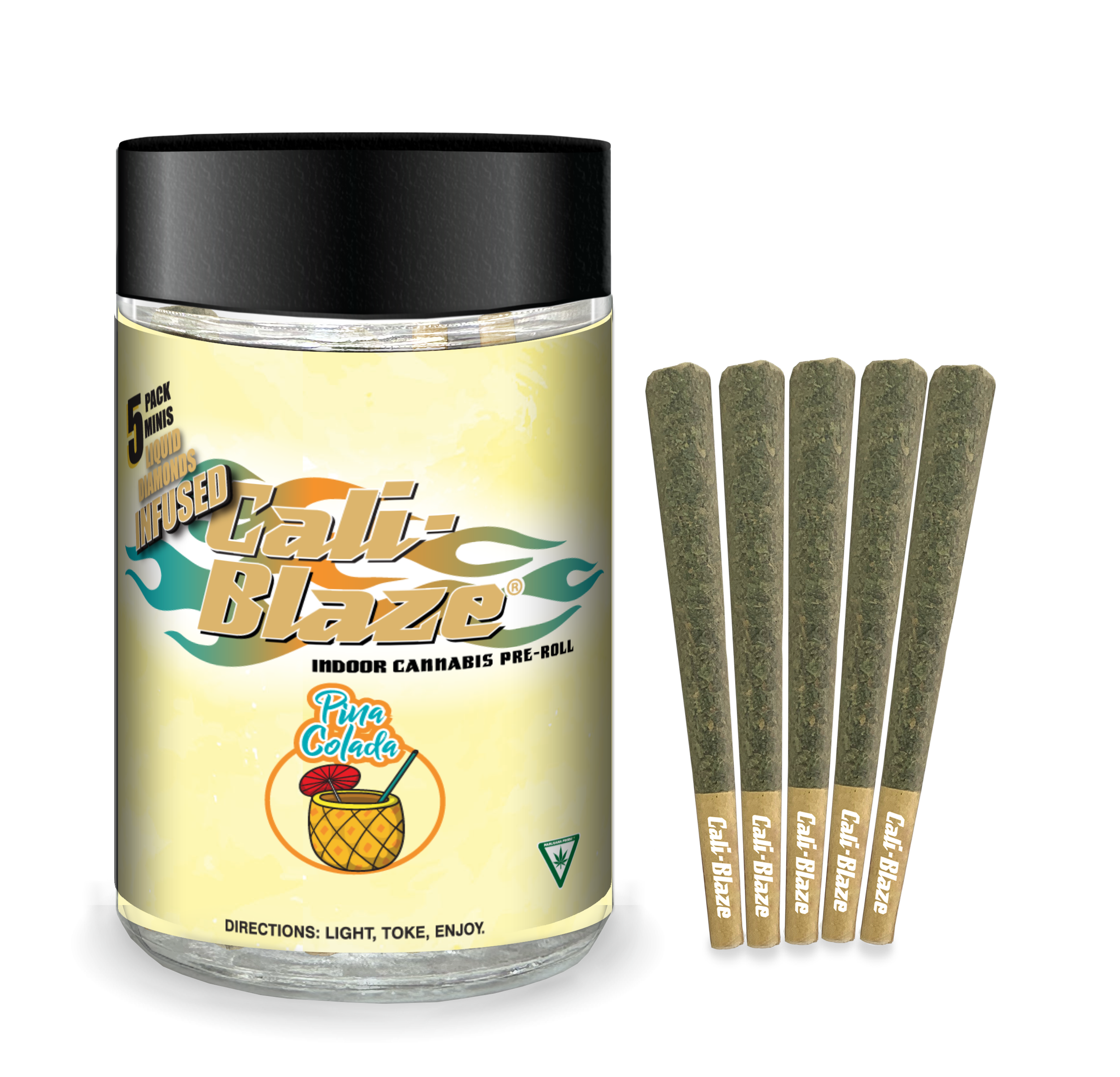 Pina Colada 5-Pack Liquid Diamond