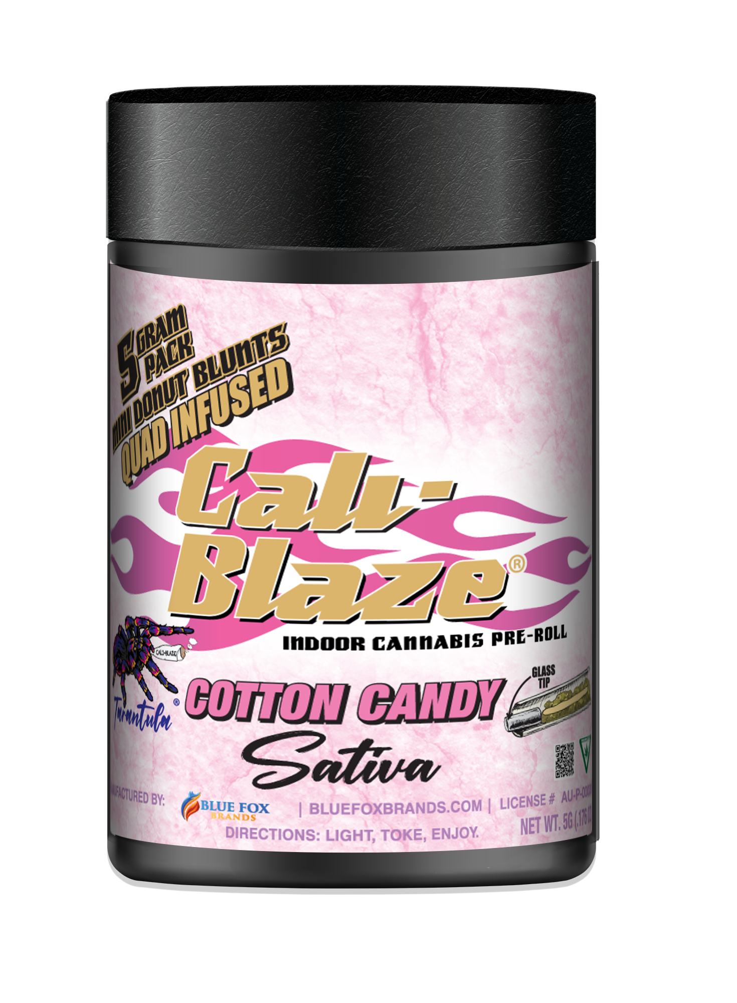 Cotton Candy 5g (5-Pack) Tarantula Donuts